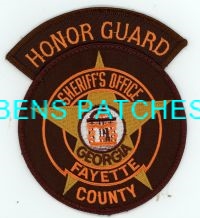 GEORGIA,A,FAYETTE COUNTY SHERIFF HONOR GUARD 1
